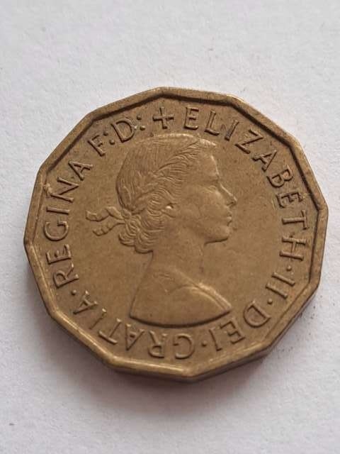 Wielka Brytania 3 Pensy 1966 r