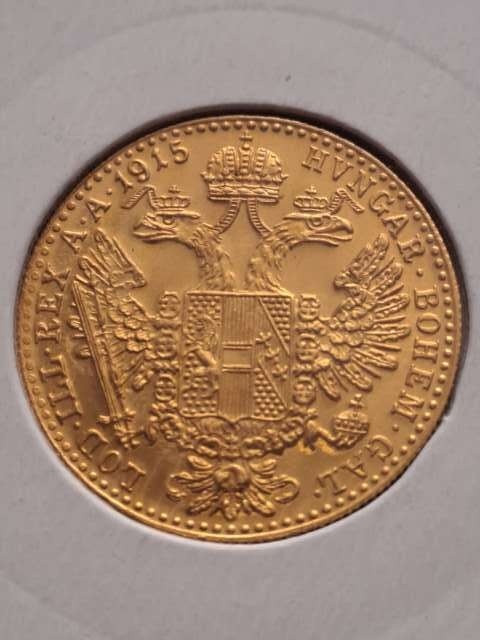 Austria Dukat 1915 r nowe bicie