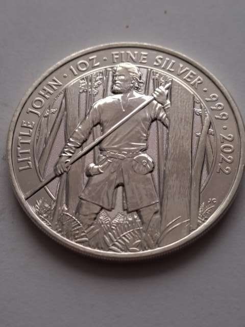 Wielka Brytania 2 Funty Little John 2022 r z tuby