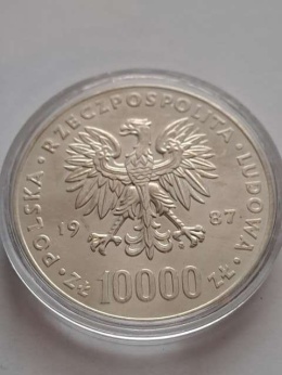 10 000 zł Jan Paweł II 1987 r