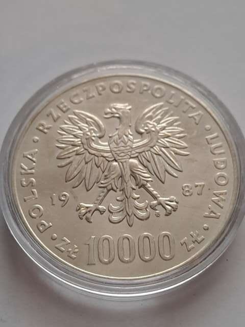 10 000 zł Jan Paweł II 1987 r