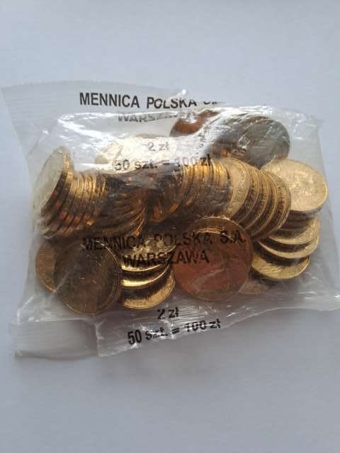 2 zł Podkowiec Mały 2010 r worek 50szt