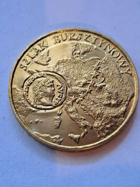 2 zł Szlak Bursztynowy 2001 r
