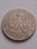 5 zł Głowa Kobiety 1934 r