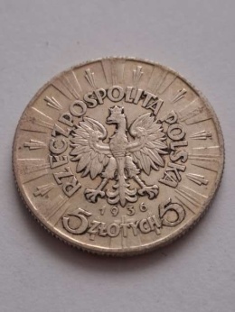 5 zł Józef Piłsudski 1936 r