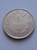 Belgia 1 Frank Albert I 1913 r