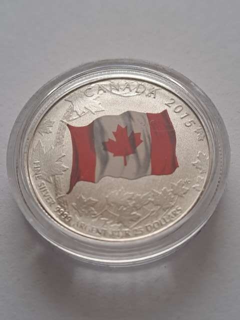 Kanada 25 Dolarów Flaga 2015 r