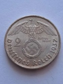 Niemcy 2 Marki Hindenburg 1937 r A
