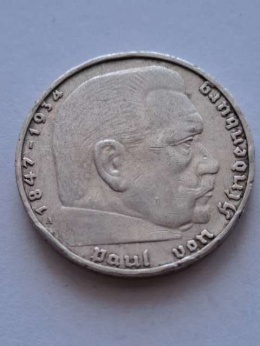 Niemcy 2 Marki Hindenburg 1937 r A