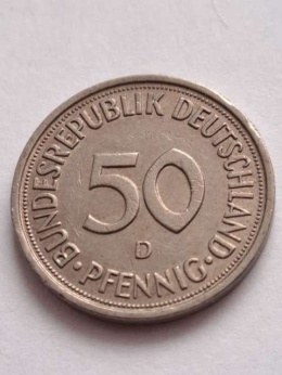 Niemcy 50 Pfenning I 1975 r D