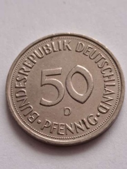 Niemcy 50 Pfenning I 1990 r D