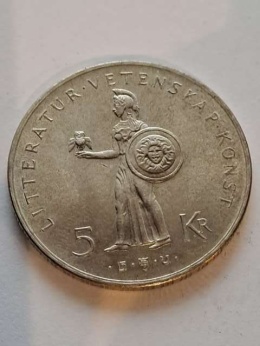 Szwecja 5 Koron Gustaw VI 1962 r