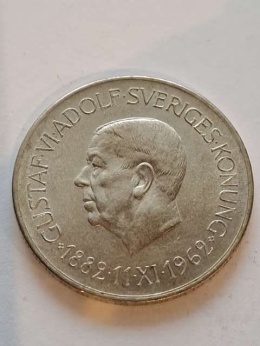 Szwecja 5 Koron Gustaw VI 1962 r