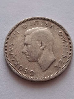 Wielka Brytania 1 Szyling Jerzy VI 1945 r