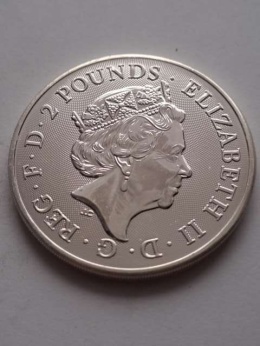 Wielka Brytania 2 Funty Little John 2022 r z tuby