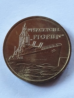 2 zł Niszczyciel Piorun 2012 r