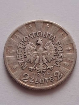 2 zł Józef Piłsudski 1934 r