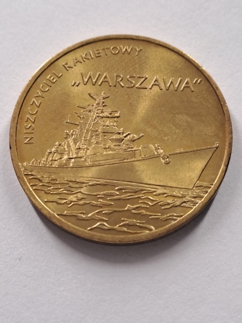 2 zł Niszczyciel Rakietowy Warszawa 2013 r