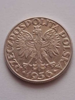 2 zł Żaglowiec 1936 r
