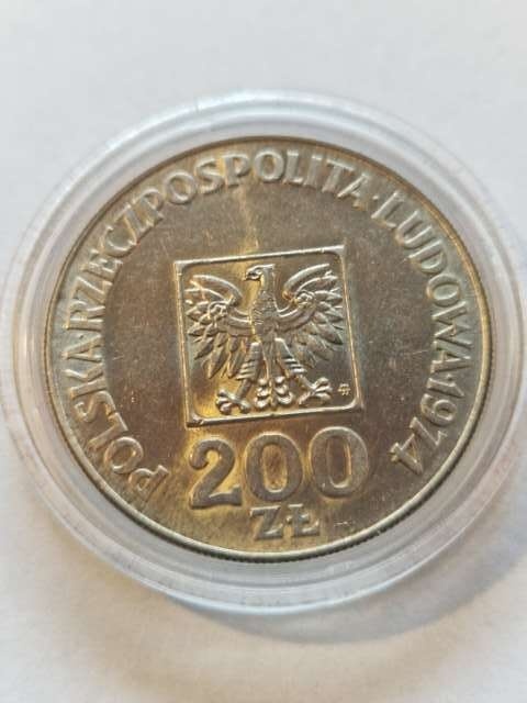 200 zł Mapka 1974 r
