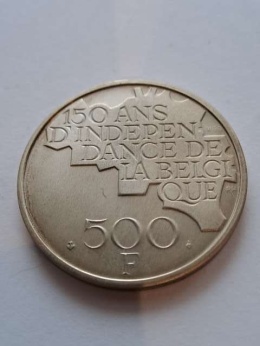 Belgia 500 Franków Baldwin I 1980 r