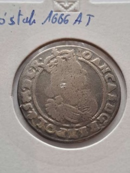 Jan II Kazimierz Szóstak 1666 r AT