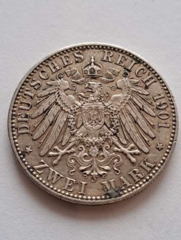 Niemcy 2 Marki Prusy 1901 r