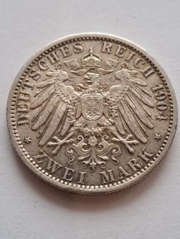 Niemcy 2 Marki Prusy 1904 r