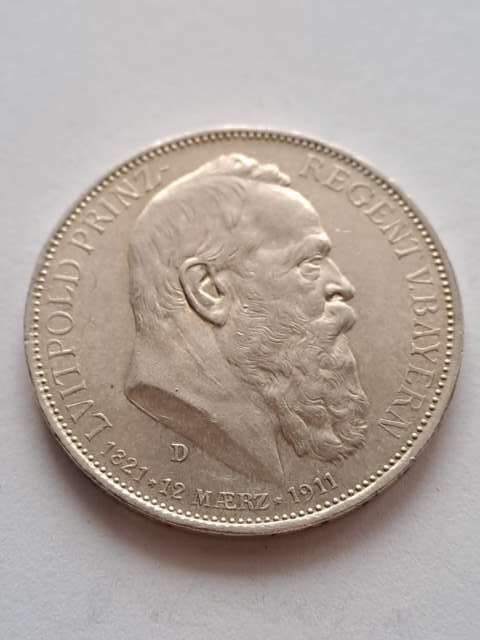 Niemcy 3 Marki Bayern 1911 r