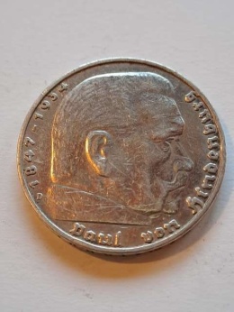 Niemcy 5 Marek Hindenburg 1936 r D