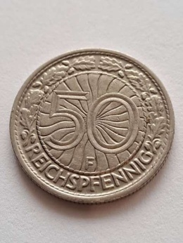 Niemcy 50 Pfenning 1928 r F