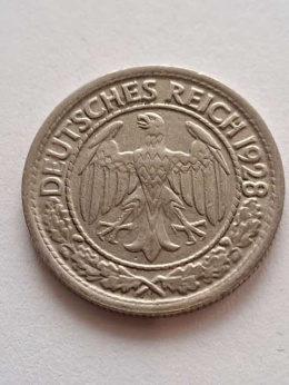 Niemcy 50 Pfenning 1928 r F