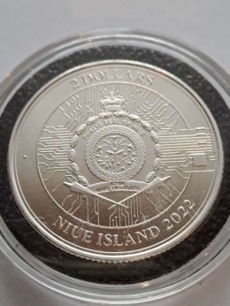 Niue Island Bitcoin 2 dolary 2022 r
