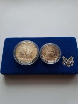 USA zestaw 1 i 1/2 dolara 1986 r