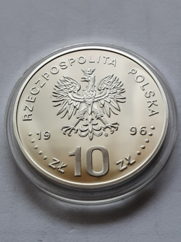 10 zł Zygmunt II August popiersie 1996 r