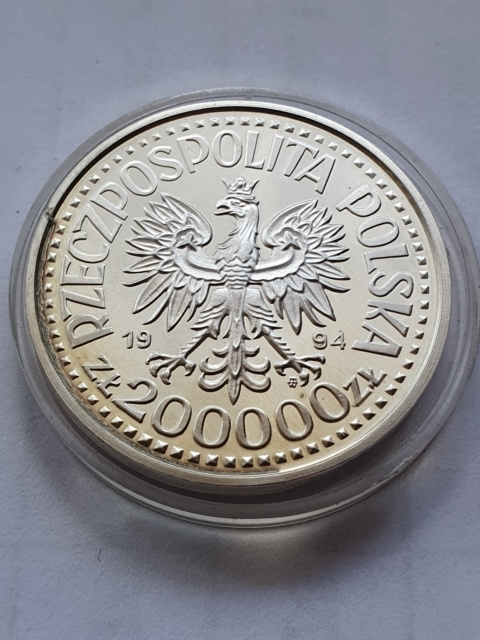 200 tys Zygmunt I Stary 1994 r półpostać