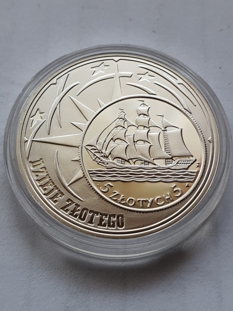 10 zł Dzieje Złotego Żaglowiec 2005 r