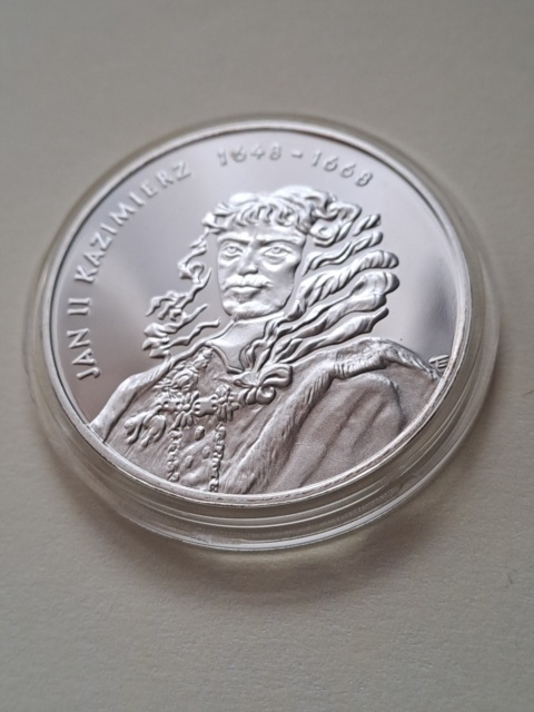 10 zł Jan II Kazimierz 2000 r popiersie