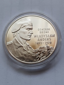 10 zł Władysław Anders 2002 r