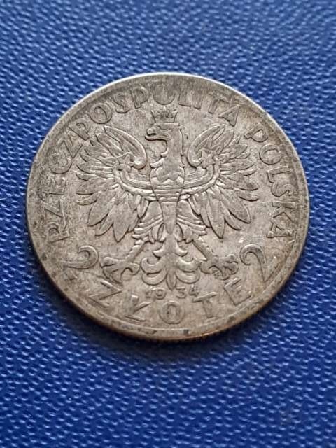 2 zł Głowa Kobiety 1934 r