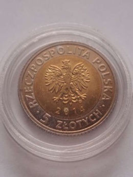 5 zł 25 Lat Wolności 2014 r
