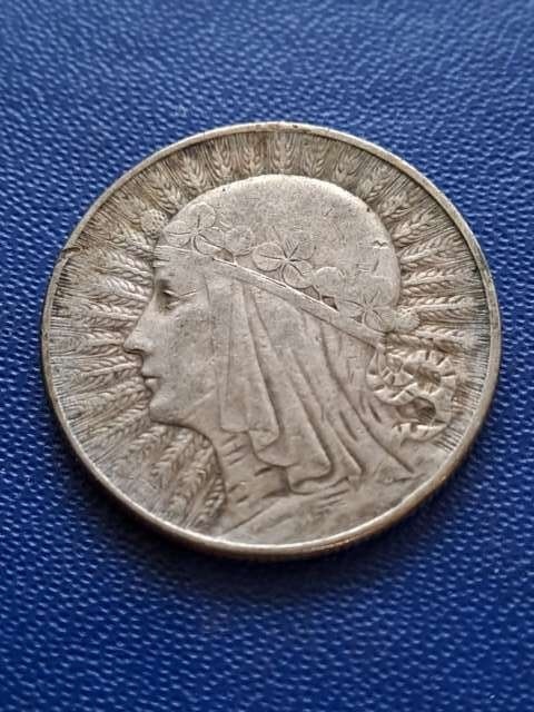 5 zł Głowa Kobiety 1933 r