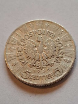 5 zł Józef Piłsudski 1936 r