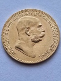 Austria 10 Koron 1848 - 1908 r