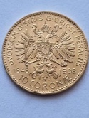 Austria 10 Koron 1848 - 1908 r