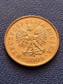 1 grosz 2005 r odwrotka