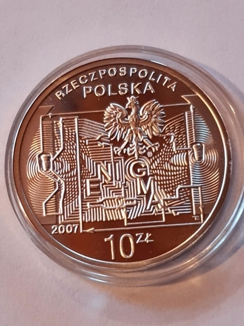 10 zł 75 Lat Złamania Szyfru Enigmy 2007