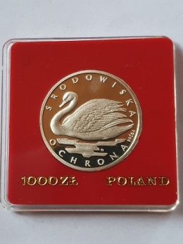 1000 zł Ochrona Środowiska Łabędź 1984 r