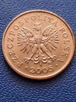 2 grosze 2005 r odwrotka