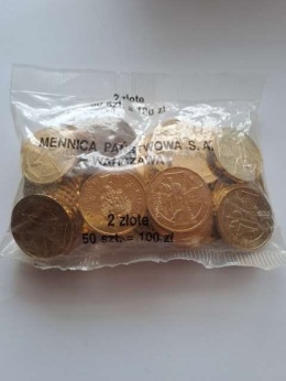 2 zł Rocznica Wojny Światowej 2005 r worek 50 szt